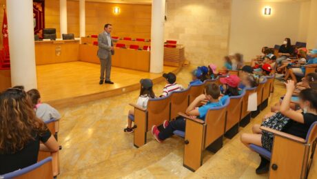VISITA COLEGIO SENECA 2022 43 Escolares del CEIP Séneca