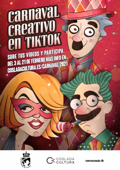 cartel-carnaval-creativo-en-tiktok-coslada