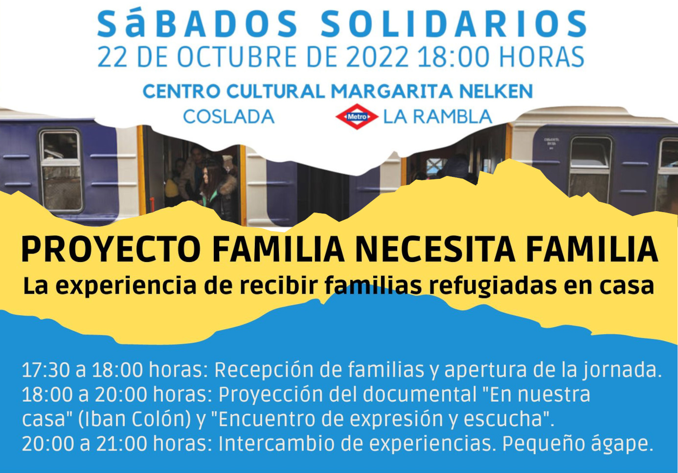 agenda sabado solidario oct 2022