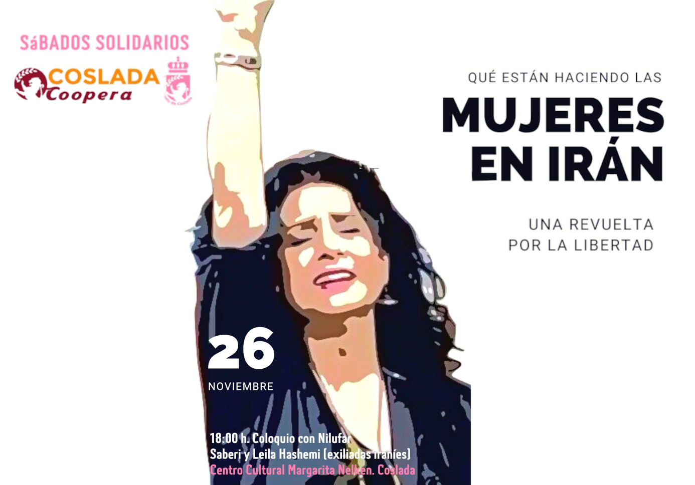SÁBADO SOLIDARIO 26 N MUJERES EN IRAN